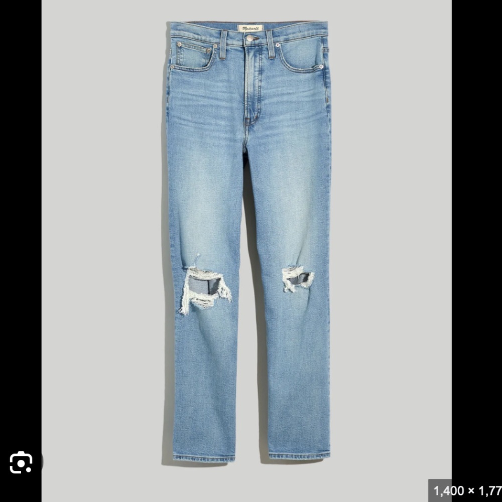 Madewell Perfect Vintage Straight Jean Size 29